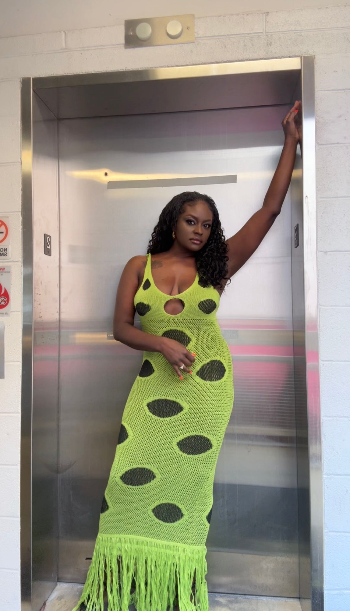 Neon Muse “Fringe Dress”
