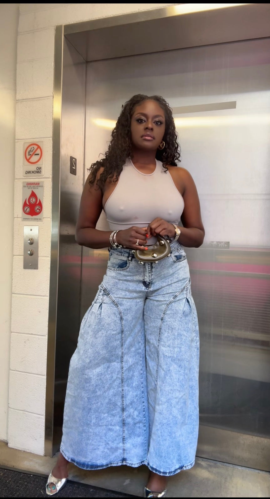 "City Muse" Wide Legged Jeans