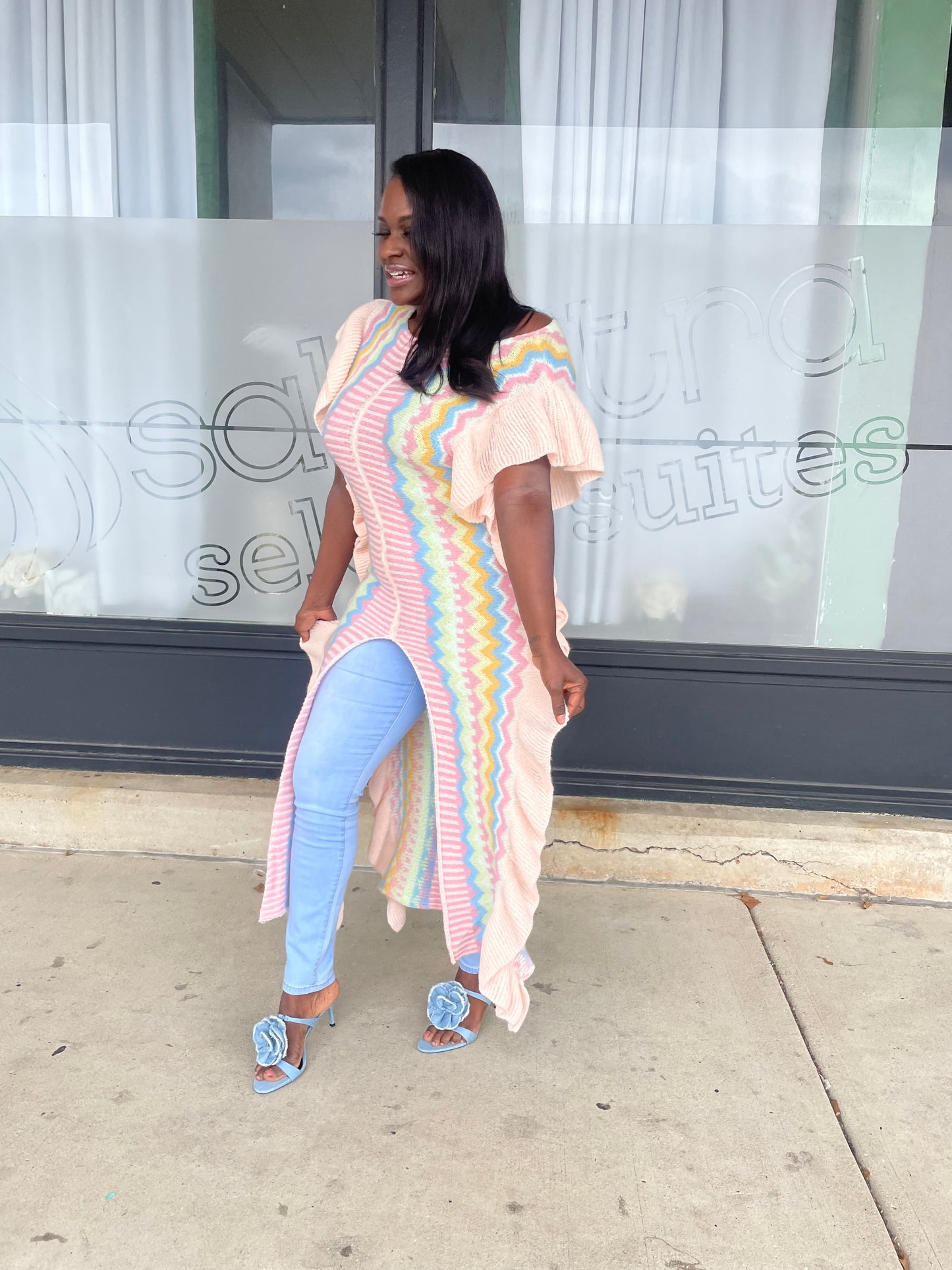 “Rich Auntie “ cardigan
